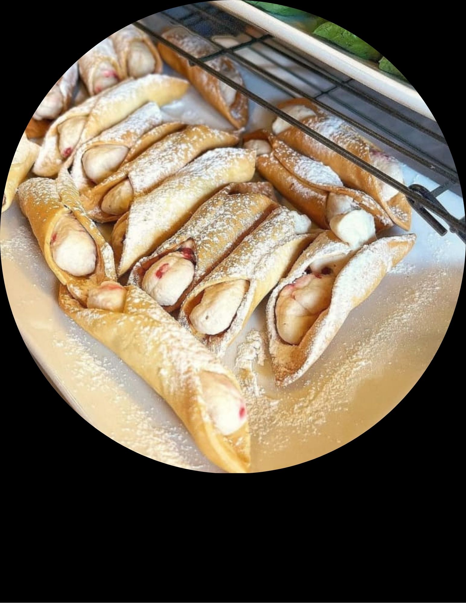 Canelones de frutos rojos